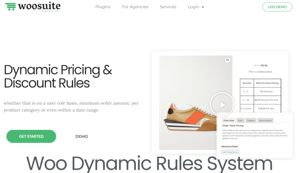 aturan harga dan diskon dinamis - plugin diskon massal WooCommerce