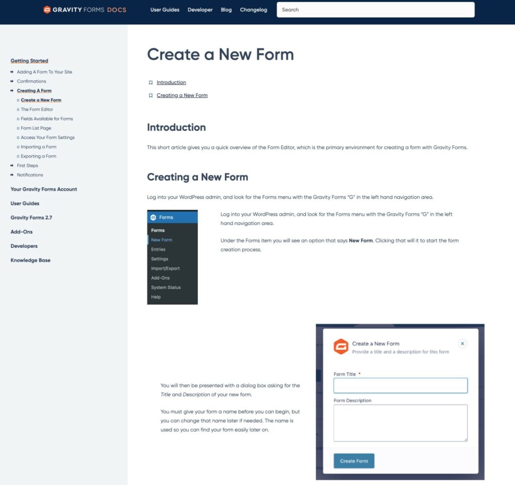 Esempio di documentazione software per guide utente