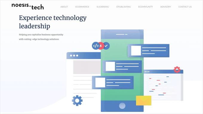 Noesis.tech Agência de Desenvolvimento WordPress Noesis.tech WordPress Development Agency