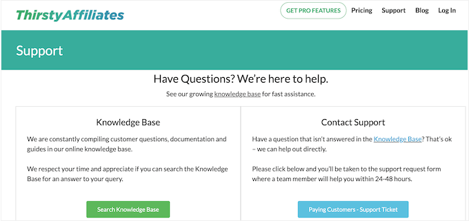 Um portal de suporte de marketing de afiliados An affiliate marketing support portal