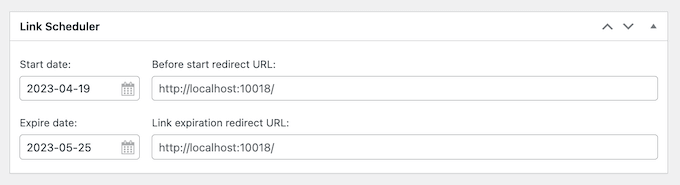 Agendamento de links de afiliados para ir ao ar Scheduling affiliate links to go live