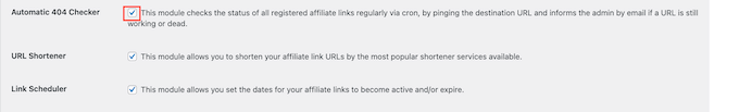 Ativando o recurso de link automático Enabling the auto-link feature
