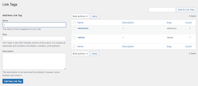 Como organizar seus links de afiliados em tags e categorias no WordPress How to organize your affiliate links into tags and categories in WordPress