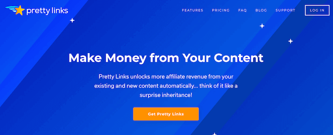 O plug-in de afiliados Pretty Links para WordPress The Pretty Links affiliate plugin for WordPress
