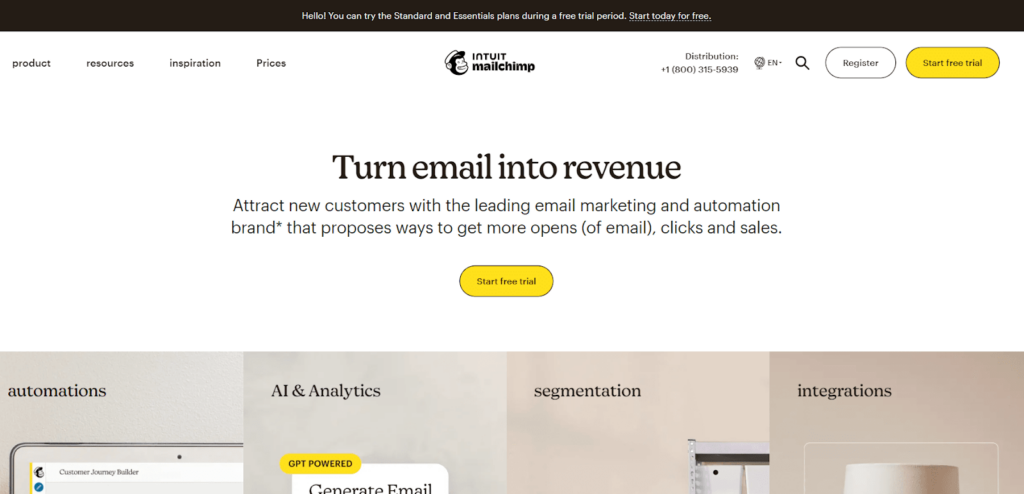 Mailchimp: alternativa a Campaign Monitor Mailchimp: Alternative for Campaign Monitor