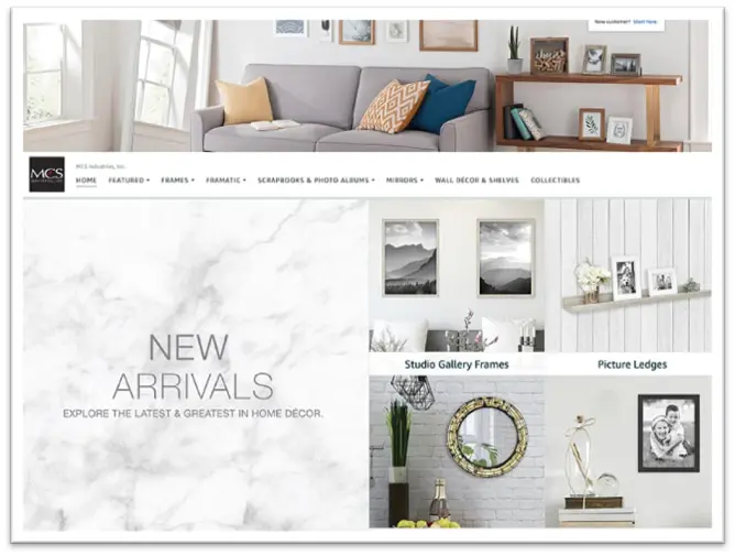 Exemple de vitrine Amazon