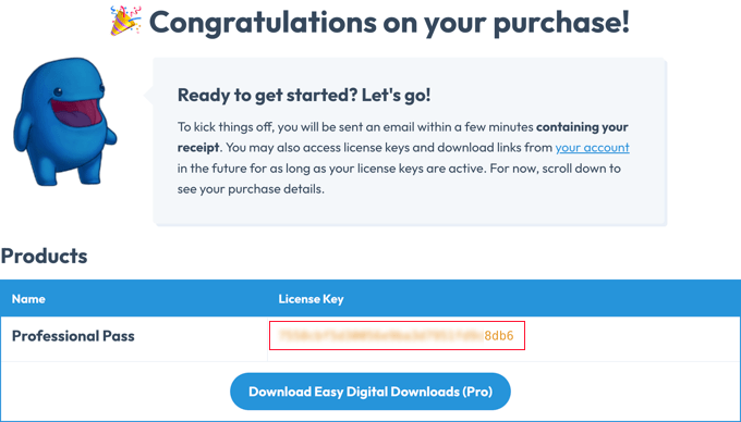 Clave de licencia EDD EDD License Key