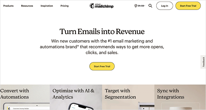 mailchimpfreetrial SeedProd Mailchimp free trial