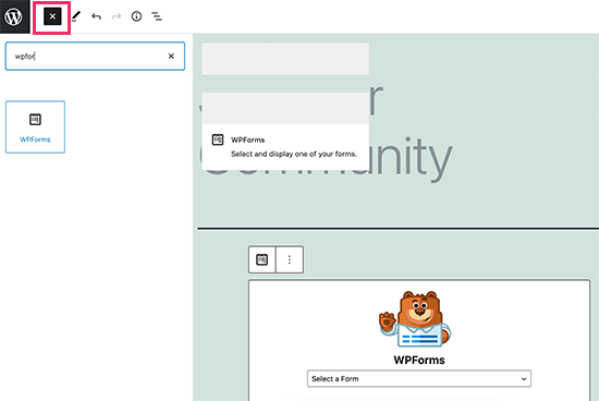 wpformsblock SeedProd WPForms WordPress block