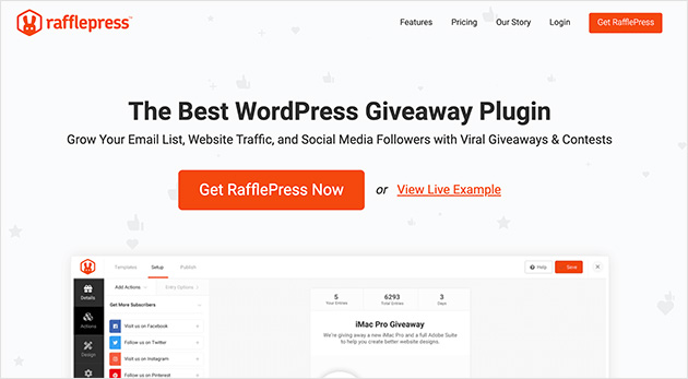 lotteria SeedProd RafflePress best WordPress giveaway plugin