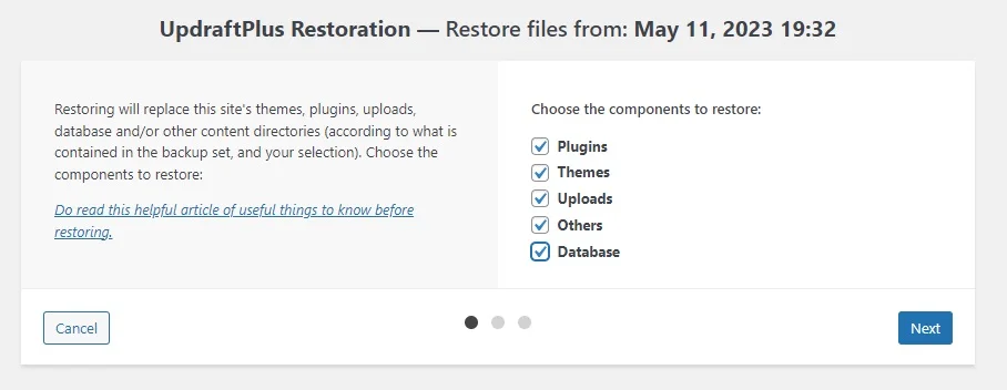 cara membuat cadangan situs wordpress Anda sebelum migrasi