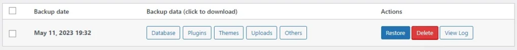 backup wordpress file Anda langkah 3