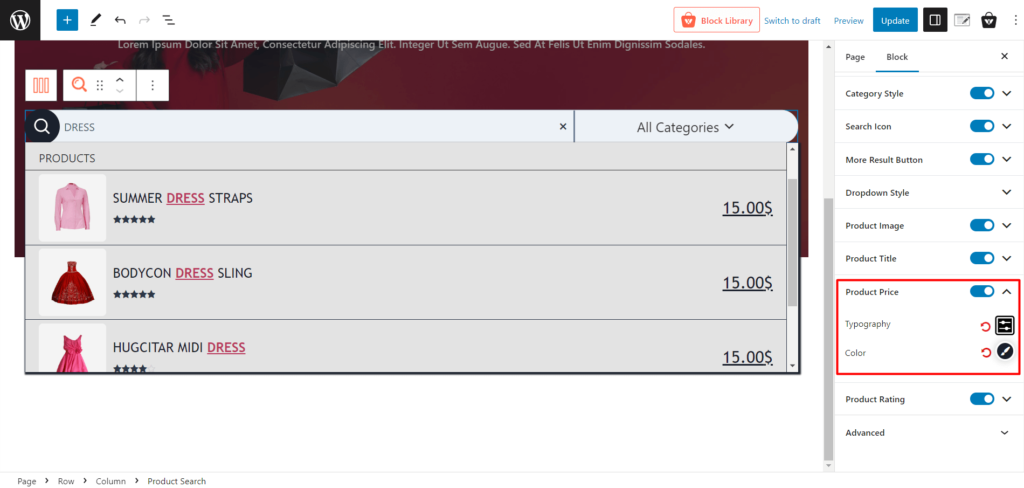 WooCommerce 제품 검색을 추가하는 방법: 쇼핑 경험을 향상시키기 위한 가이드 12 Product Price Settings