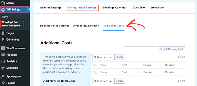 WooCommerce WordPress プラグインの予約 The Bookings for WooCommerce WordPress plugin