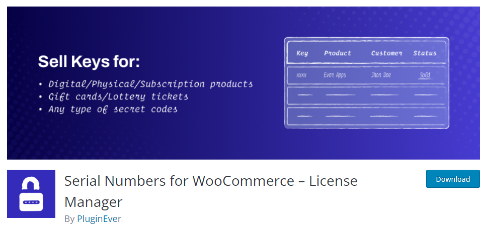 الأرقام التسلسلية لـ woocommerce - إنشاء تراخيص في WooCommerce