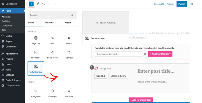 Tambahkan Blok Roundup Lezat ke Posting Anda Add a Tasty Roundup Block to Your Post