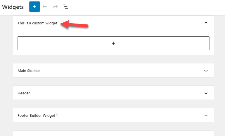 widget khusus ditambahkan - buat bilah sisi khusus di WooCommerce