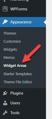 widget alanları