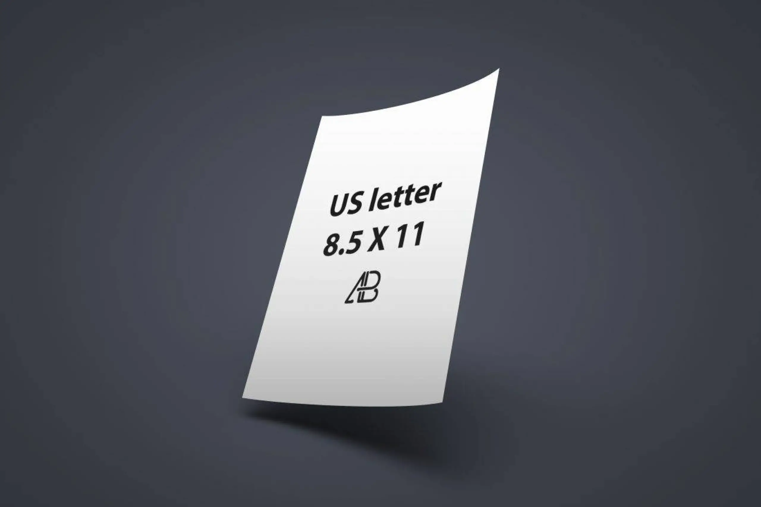 Mockup realistico di carta da lettere degli Stati Uniti Vol.1 -