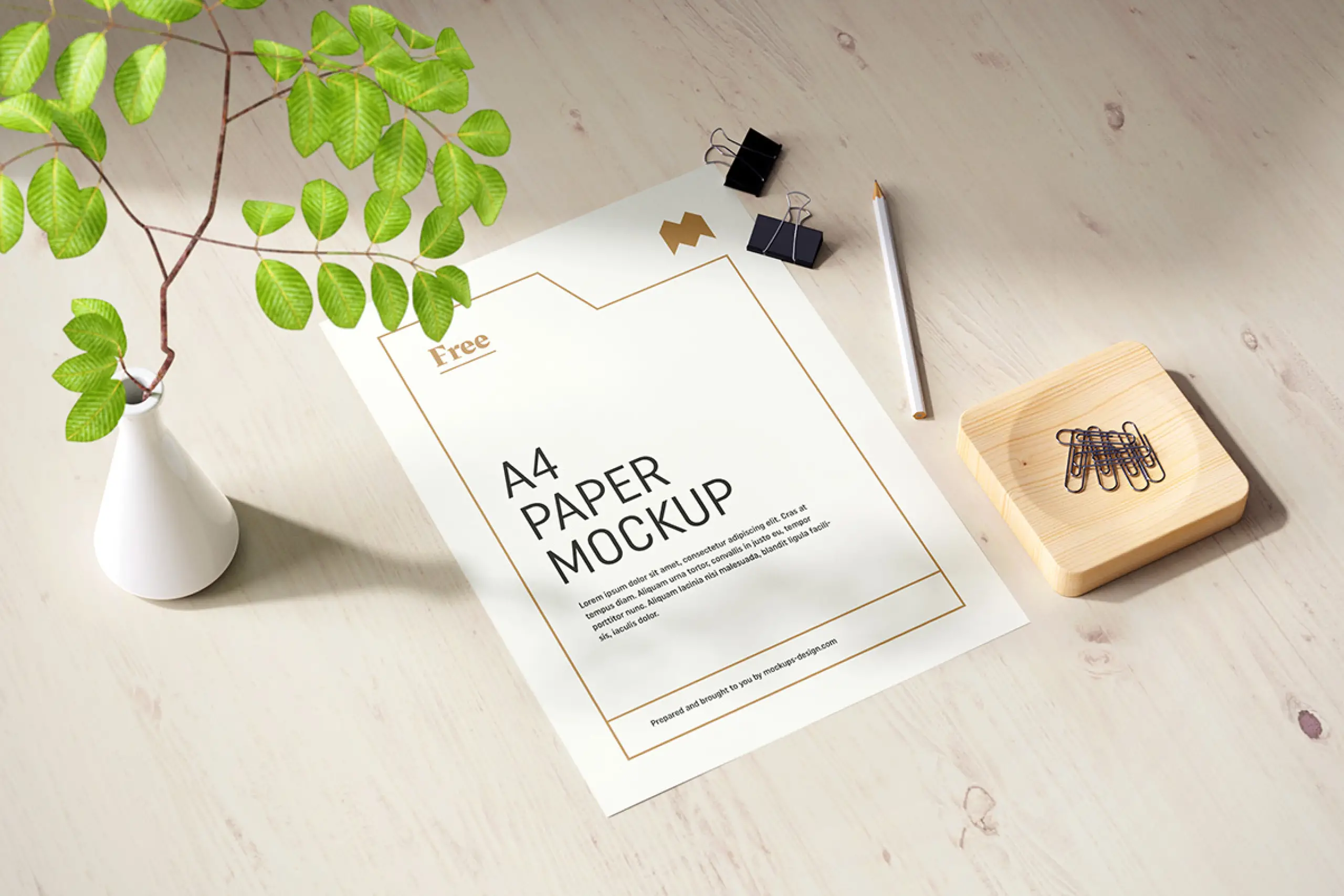 Modello di carta A4 -