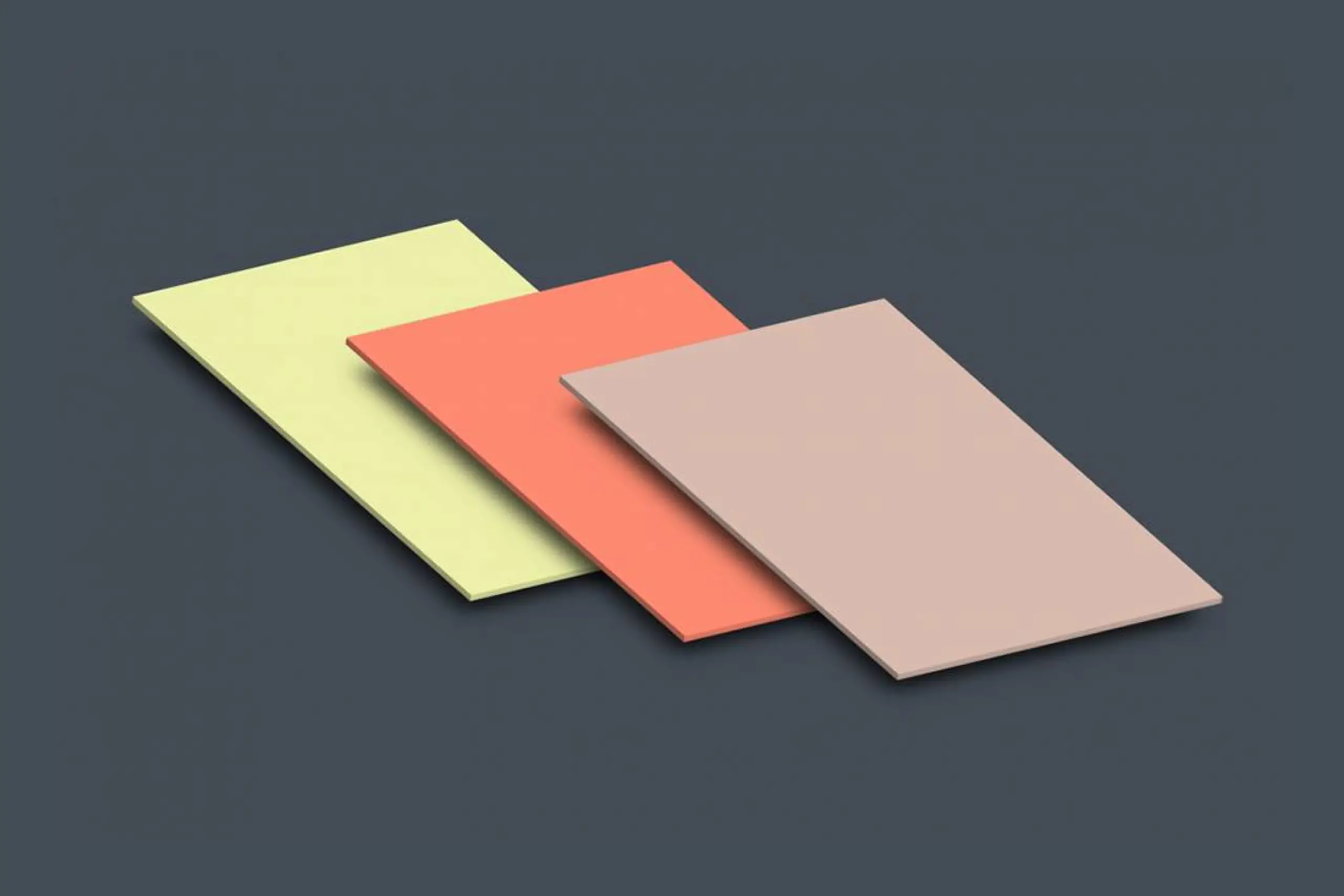 Mockup di carta da lettere in prospettiva isometrica -