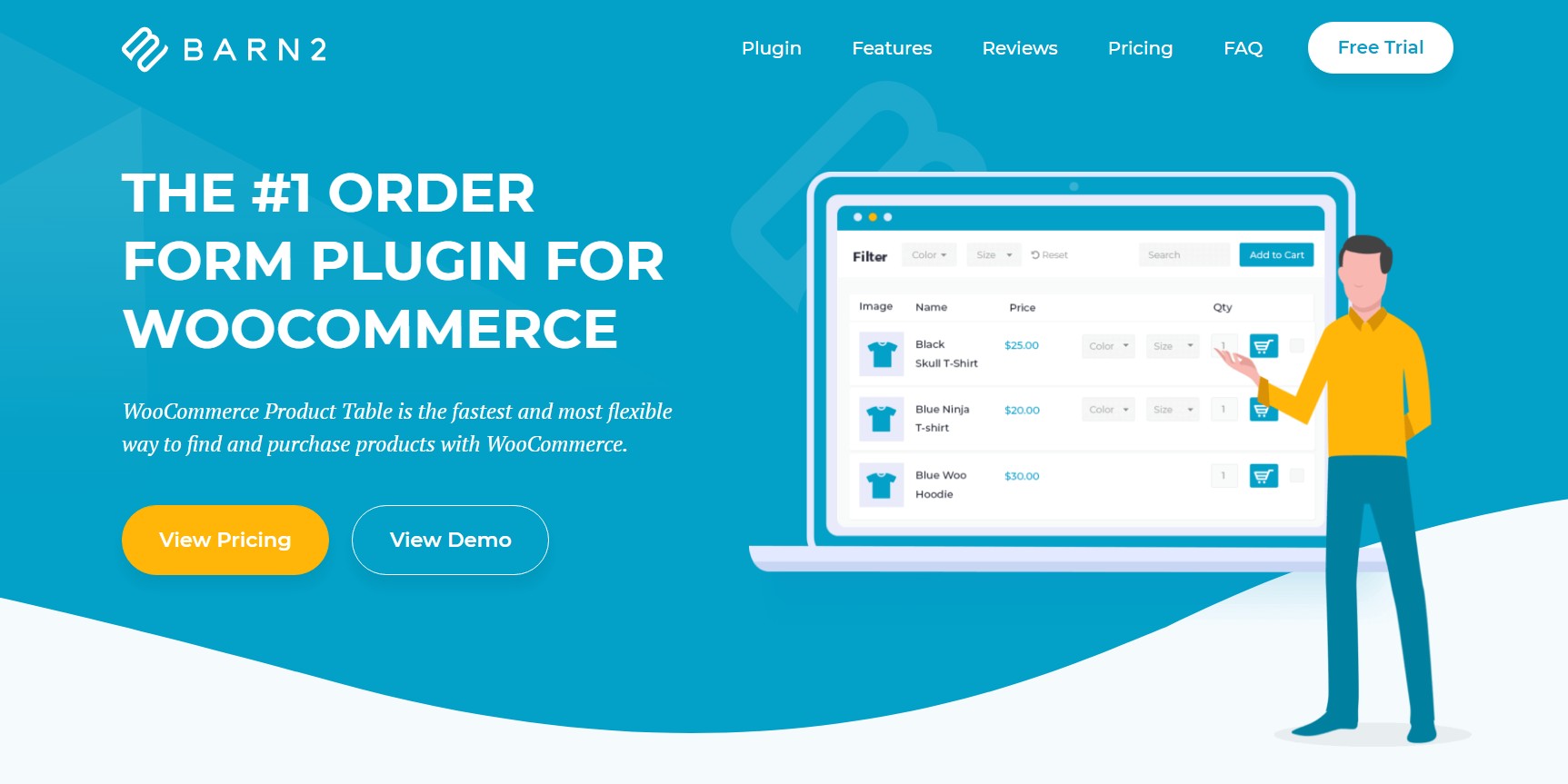 Tabella dei prodotti WooCommerce