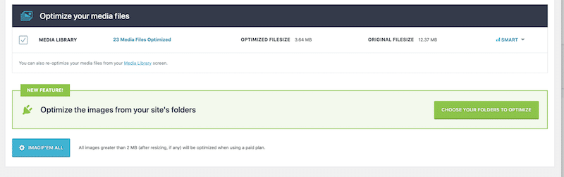 Conversione in blocco con Imagify - Fonte: Imagify