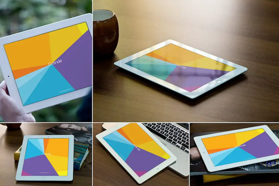 iPad のモックアップ -