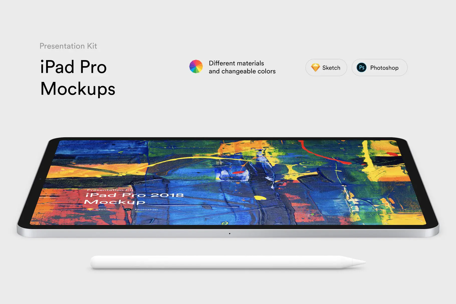 iPad Pro モックアップ (2018) | PK -