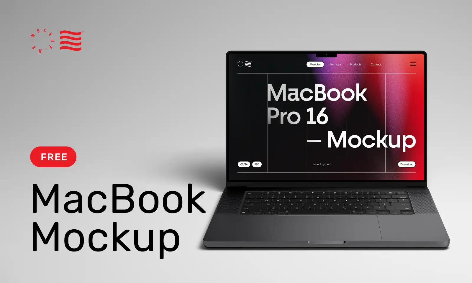 Mockup di MacBook Pro 16 -
