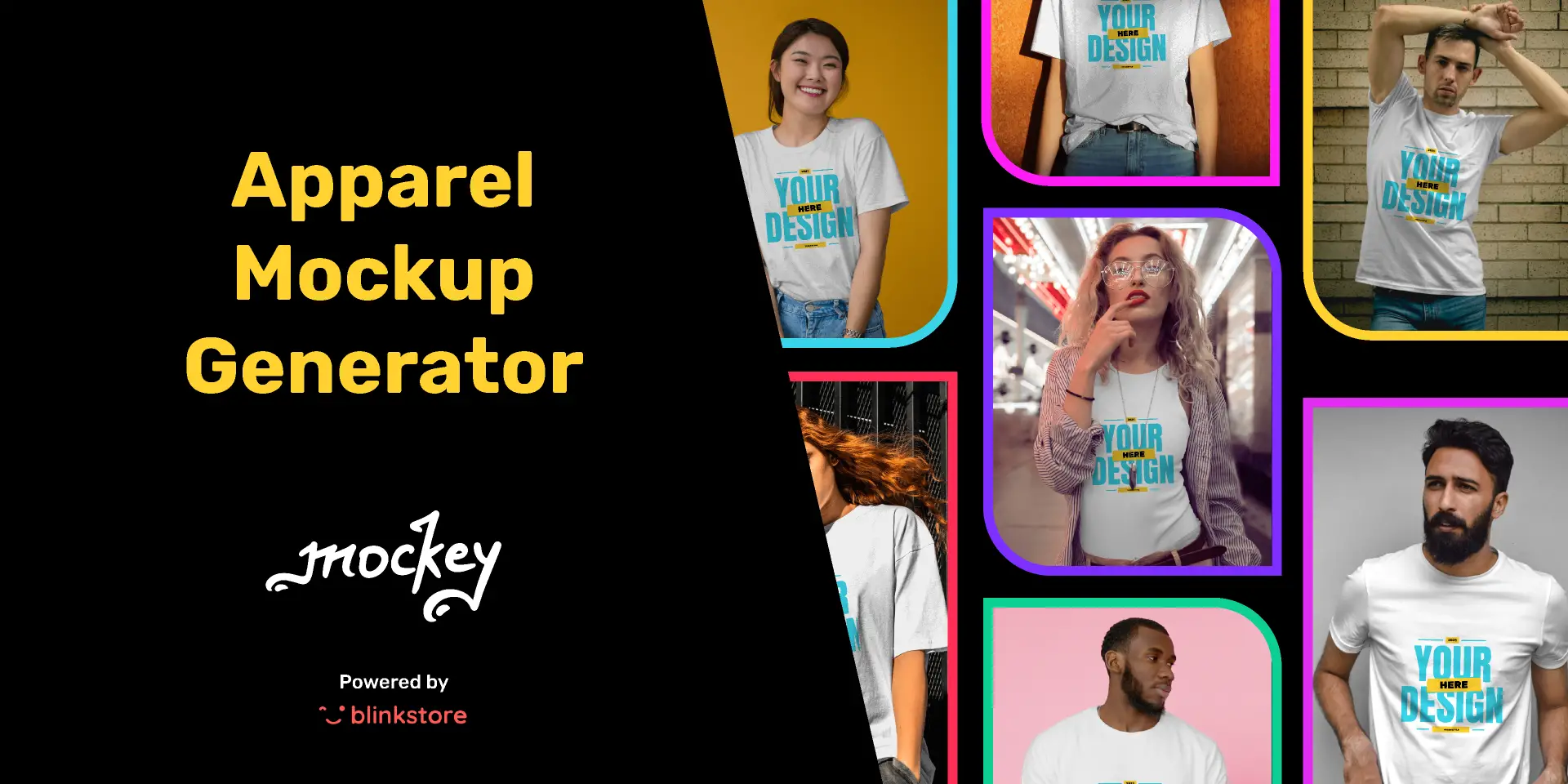 Mockey | Crea mockup di magliette in pochi secondi -