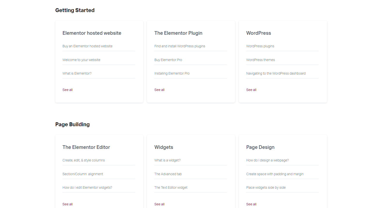 Gutenberg contre Elementor 1