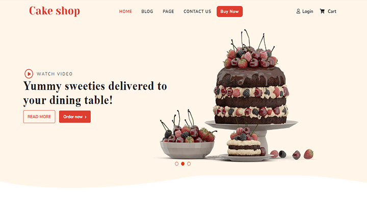 2023 年ケーキとペストリーショップのビジネスに最適な 12 の WordPress テーマ 9 cakeshop 325