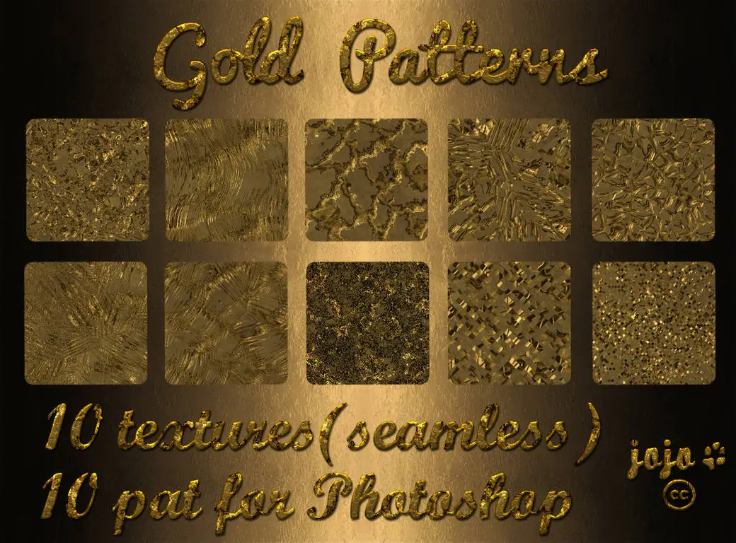 Goldmuster (nahtlose Texturen) -