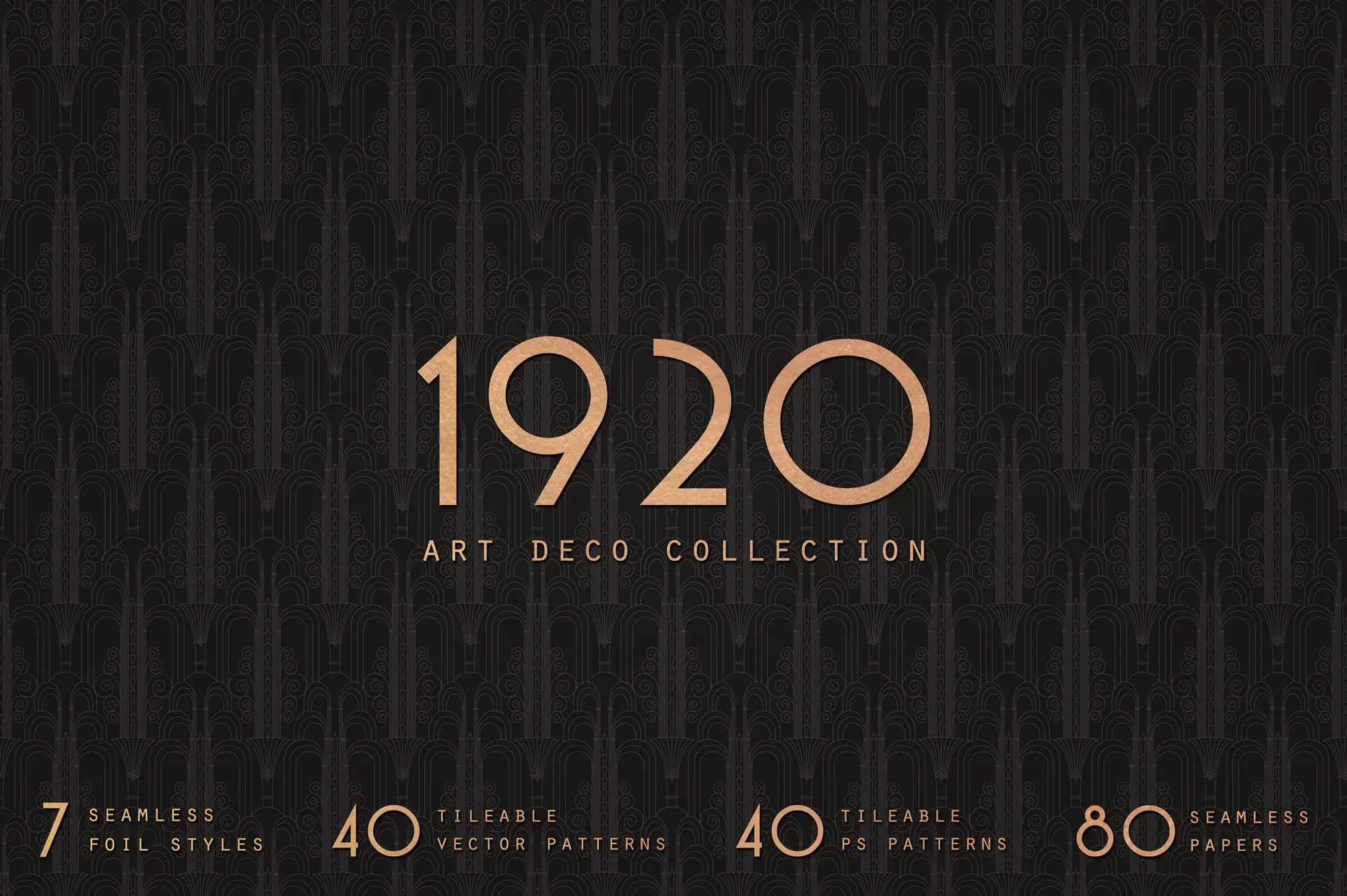 1920 Art Deco Seamless Patterns -