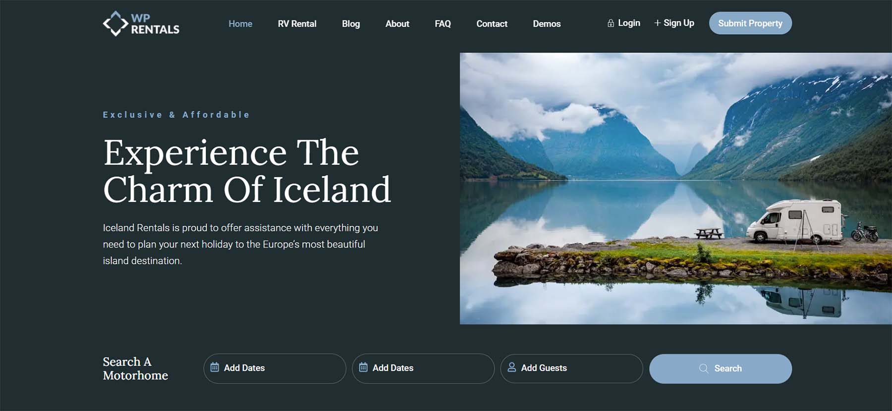 WP Rentals WordPress 房地产主题