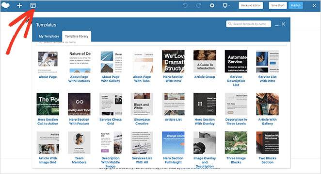 wpbakerytemplatelibrary SeedProd WPBakery template library frontend editor