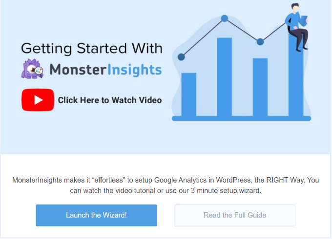 Configurar o MonsterInsights Set up MonsterInsights