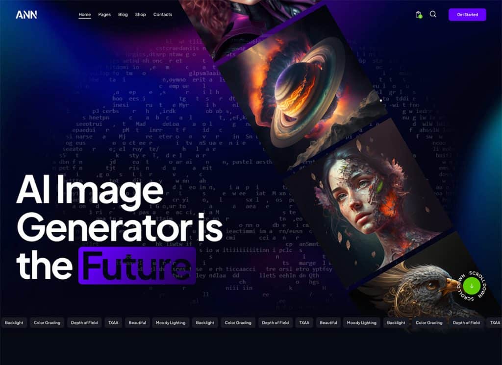ИНС | Тема WordPress с искусственной нейронной сетью AI