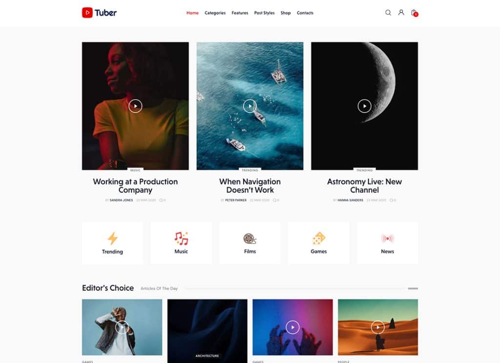 Umbi | Video Blog & Podcast Tema WordPress