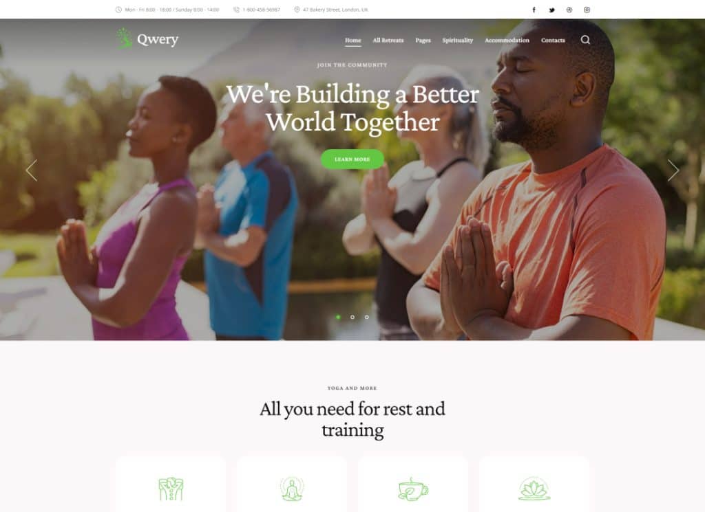 Qwery — многоцелевая бизнес-тема WordPress и WooCommerce + ChatGPT