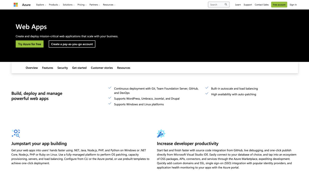 App Web di Microsoft Azure: utilizzo della multi-tenancy