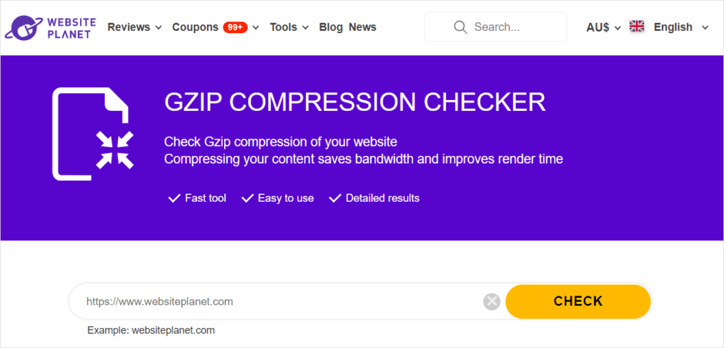Pemeriksa Kompresi GZIP