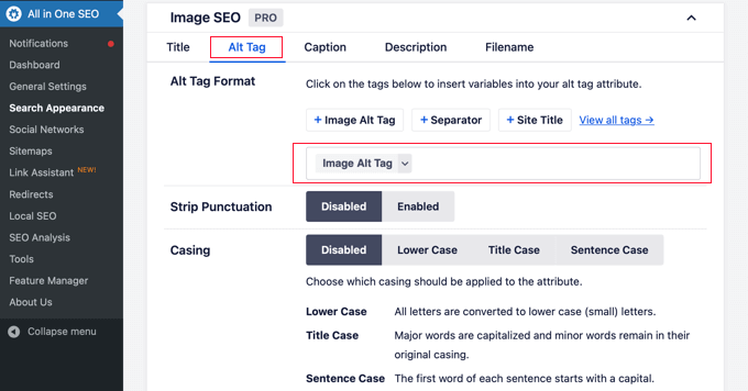 Plugin AIOSEO SEO untuk WordPress The AIOSEO SEO plugin for WordPress