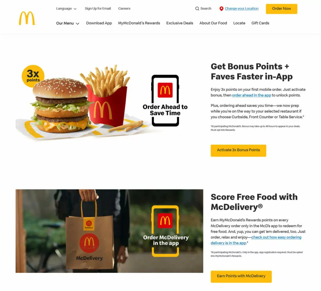 situs web mcdonalds kami