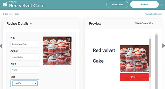 Create プラグイン用の WordPress ダッシュボード WordPress dashboard for the Create plugin