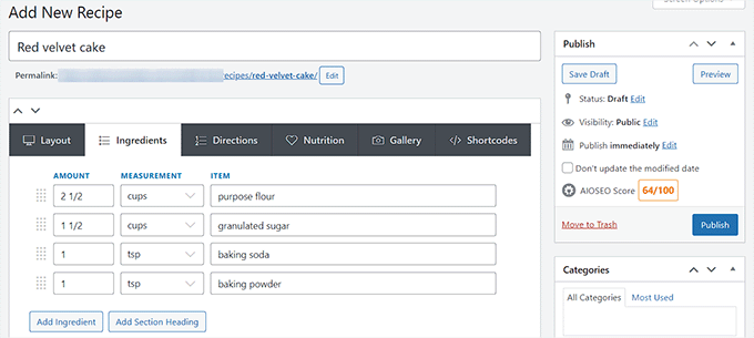 クックされたダッシュボード Cooked dashboard