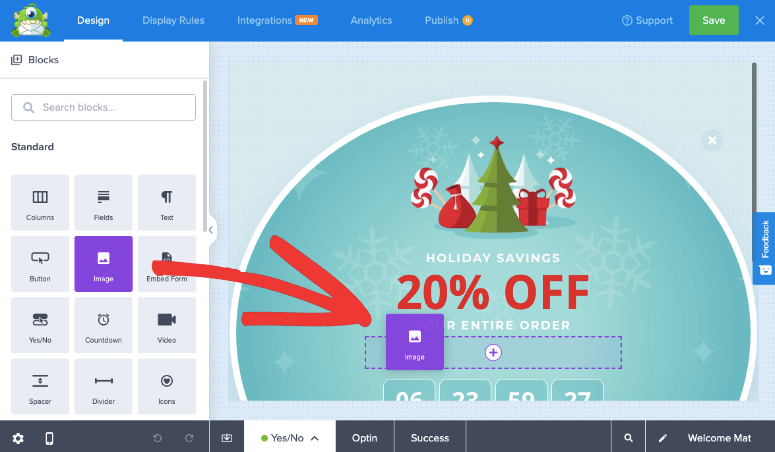 drag and drop optinmonster editor - IsItWP - Rilevatore di temi WordPress gratuito drag and drop optinmonster editor