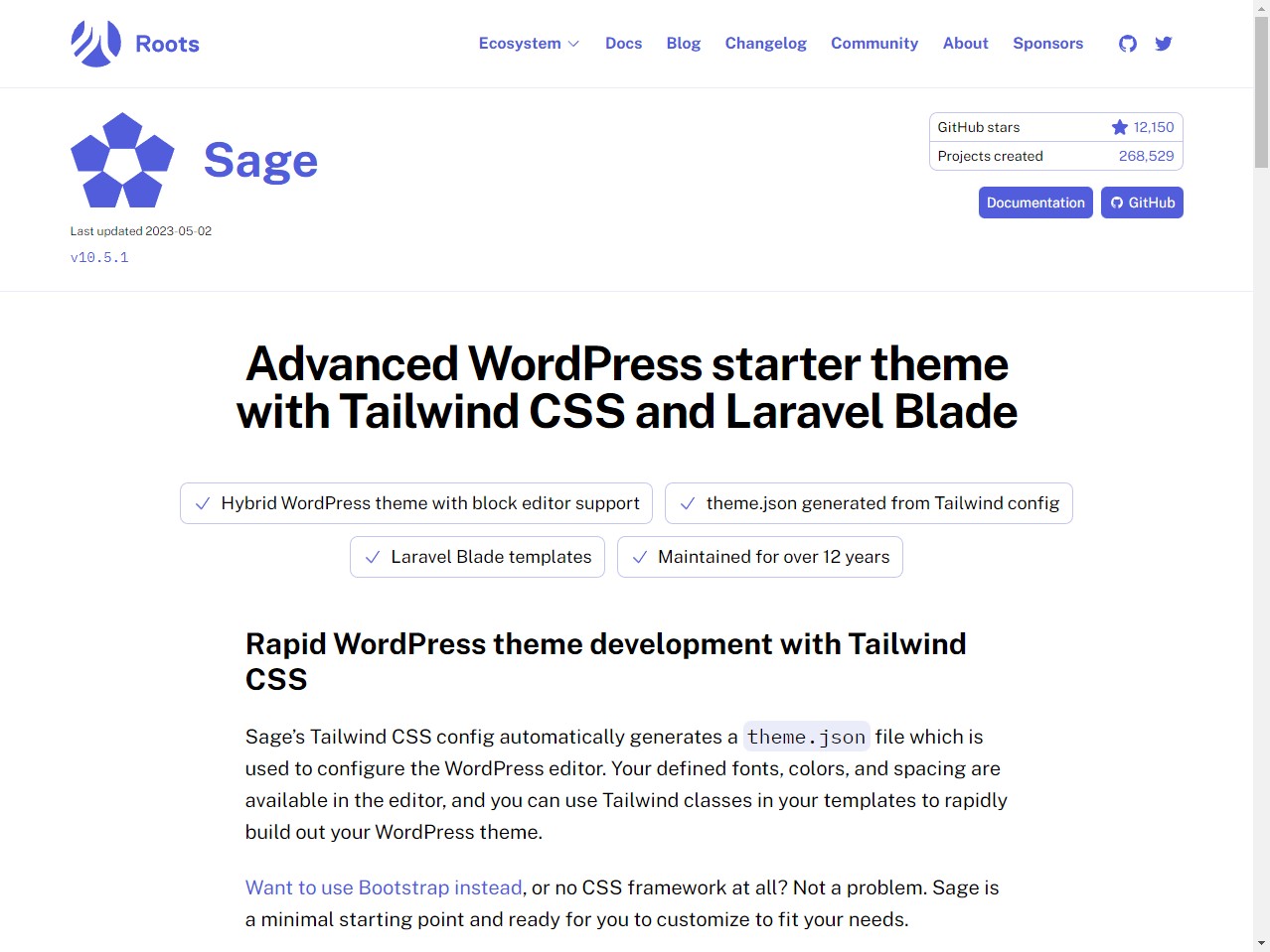 Tema WordPress saggio