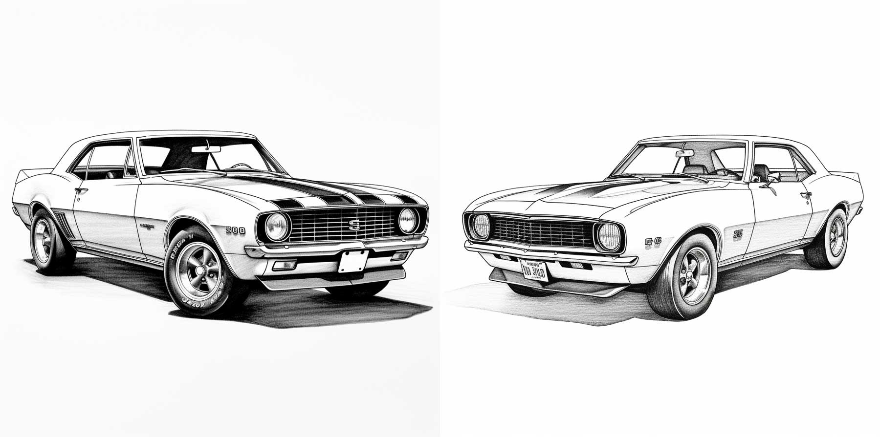 Chevy Camaro w połowie podróży